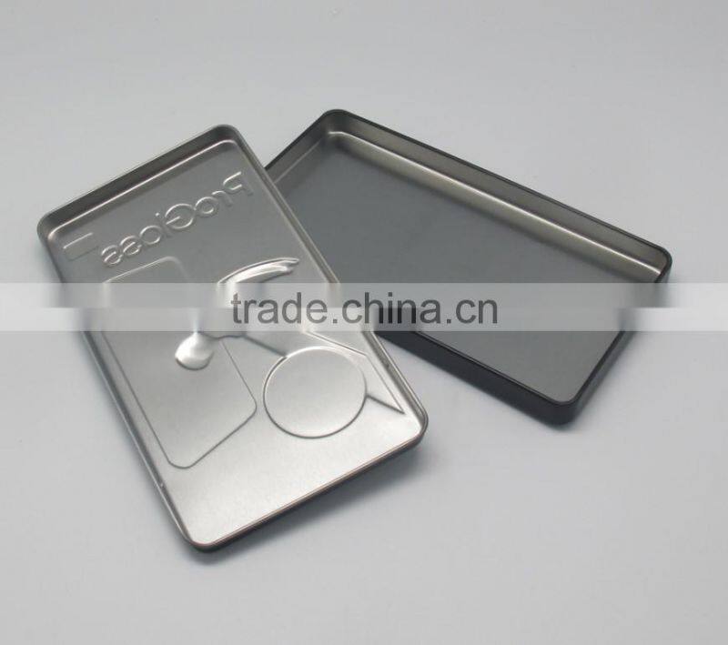 China wholesale high quality rectangular metal tin material chocolate gift box