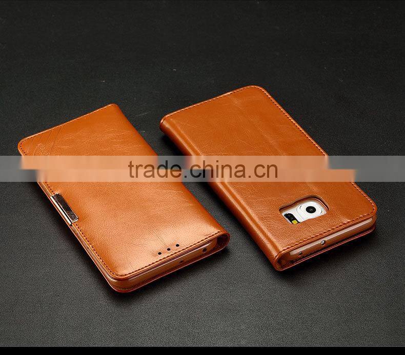 KALAIDENG Royale II series Genuine leather case magnetic cover for Samsung Galaxy S6 Edge plus