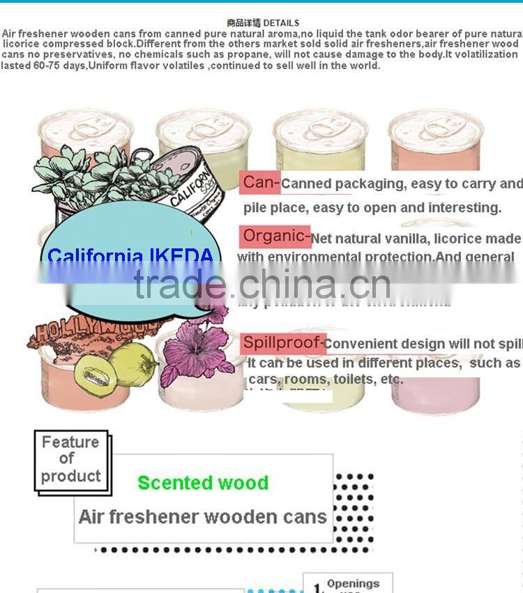 2017 Cheap Car organic cans Flavour & Fragrance Air Fresheners Classic Car Freshener