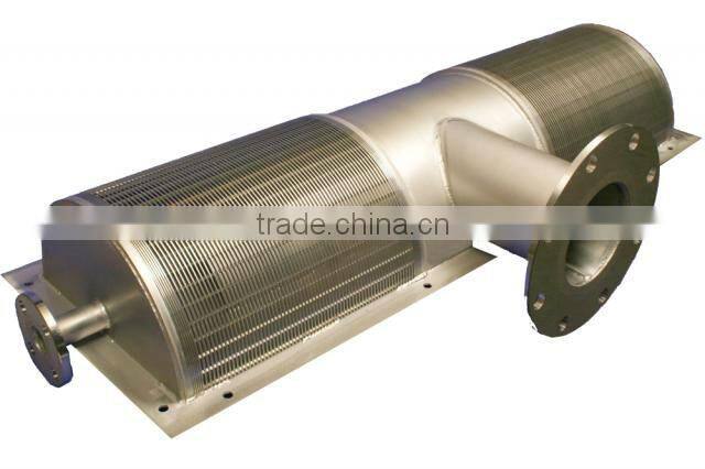 River treatment wedge wire water intake screen