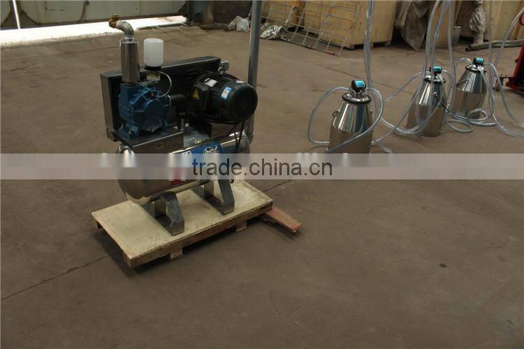 3 Buckets Milking Machine Price With Milking Vacuum Pump
