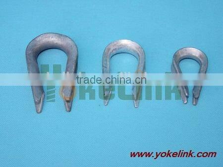 Poleline hardware Carbon steel Galvanized thimble electric thimble