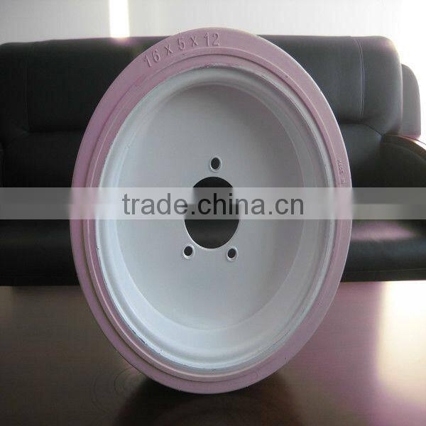 top quality electric forklift trucks spare parts, 18x7-8 non marking solid tires