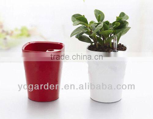 plastic flower pot