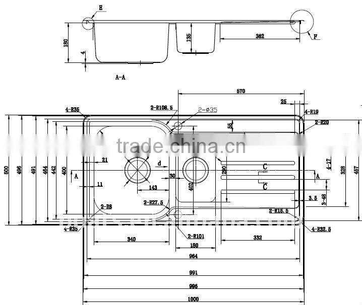 316 stainless steel sink