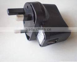 10W/5V 2A 2Port UK PLUG 3 PIN USB Wall charger/Travel Charger AC Power Adapter for iPhone iPad Samsung Galaxy