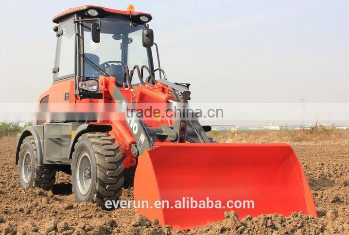 Er10 (1.0Ton) Mini Front End Loader with Hydraulic Pallet Forks
