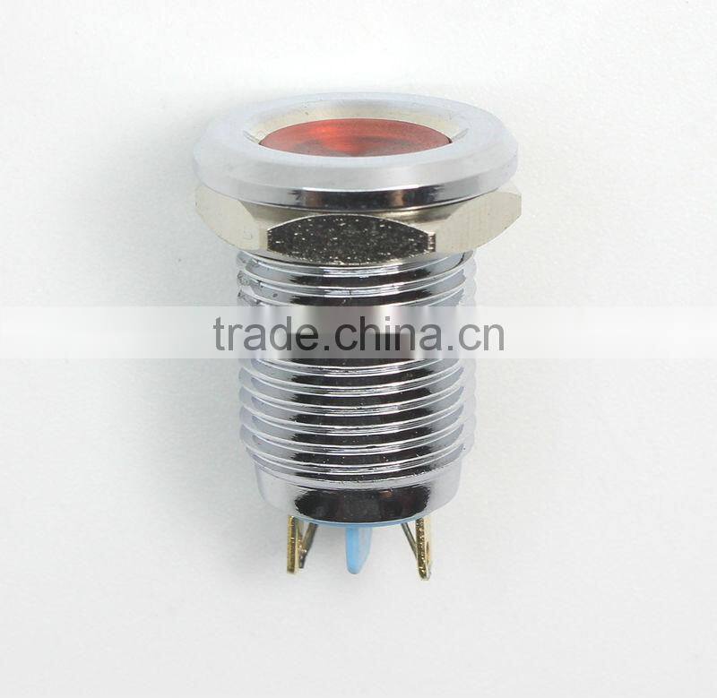 12mm metal indicator 220v pilot lamp GQ12C-D