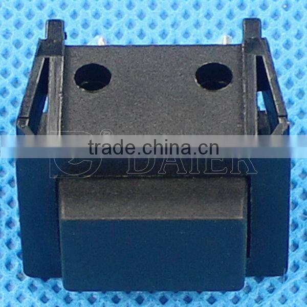 PBS-30B OFF-(ON) black rectangular button push switch