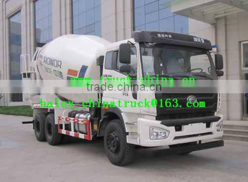 Plastic concrete mixer truck for sale made in China