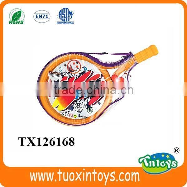 Kids play table tennis bat racquet