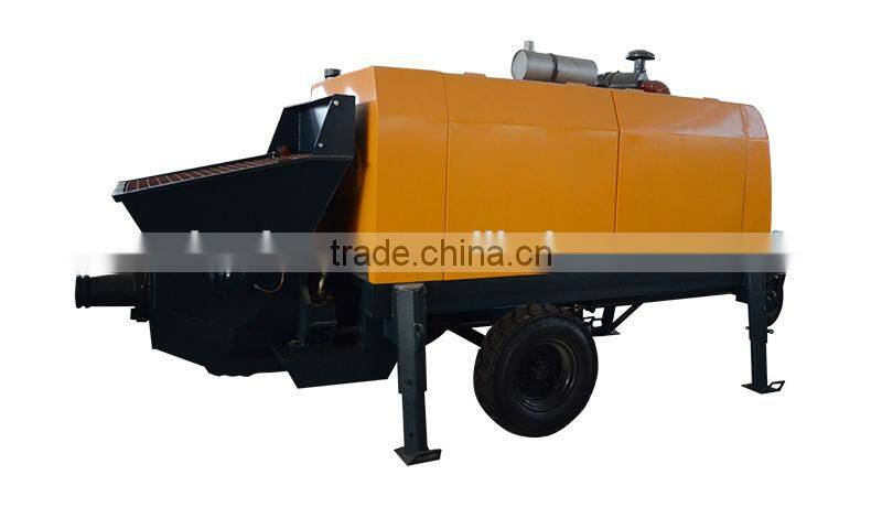 HBT20-10D trailer deutz stationary diesel concrete pump with engine
