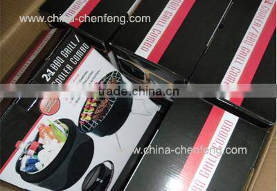 promotional portable BBQ grill cooler bag combo