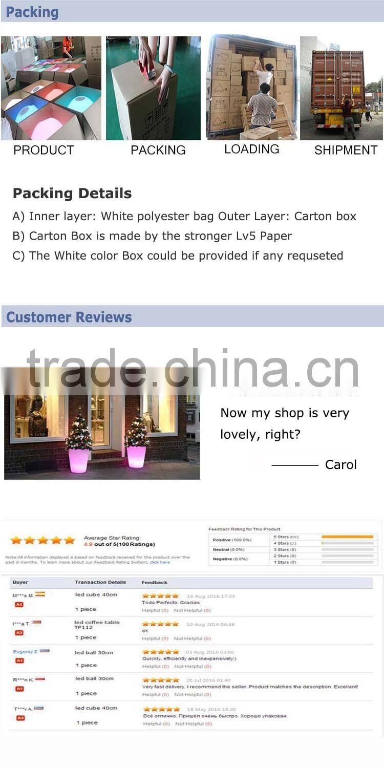 Manufacturer High Quality Gift LED Flower Planter Pot