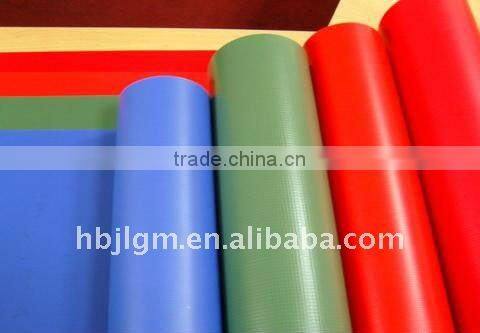 PVC Coated Tarpaulin for shad tent with tread 1100d dtex polyester pvc coated fabric