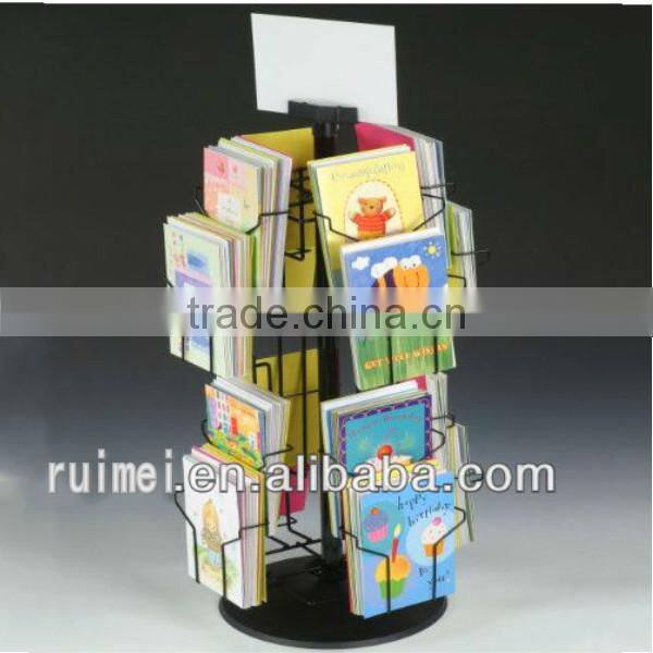 Multilevel Wire Metal Gift Wrapping Paper Display Stand