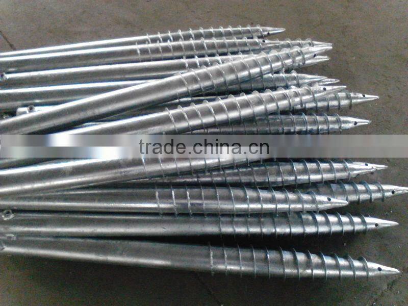 metal ground spike pile