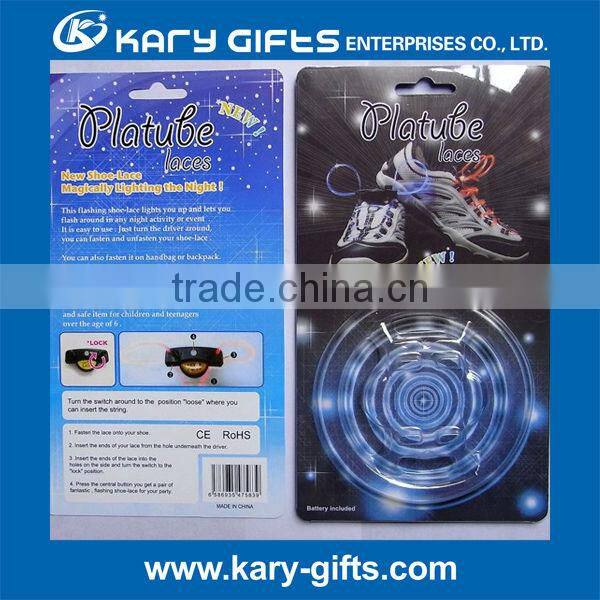 Fancy LED Luminescent Shoelaces, Fashion Gift LED Shoelace
