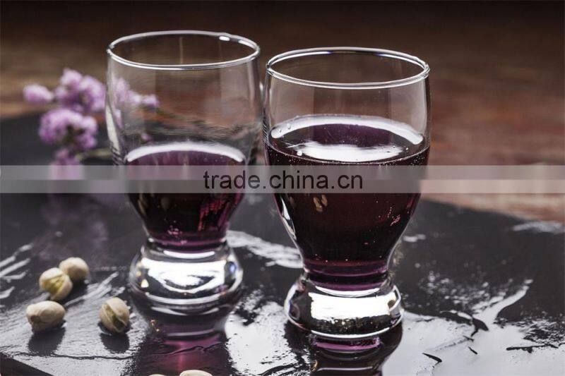 270ml clear glass cup for water and beverage