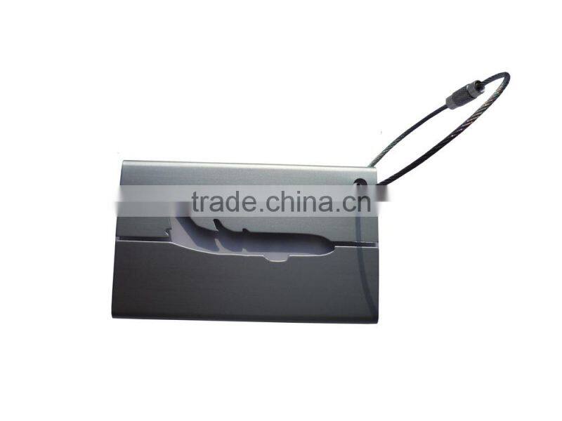 Custom Design Airplane Shape Luggage Tag