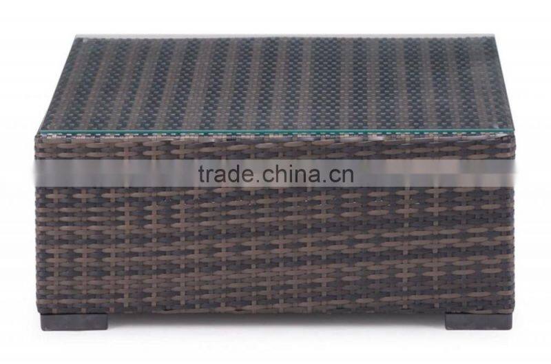 Modern Outdoor Wicker Coffee Table