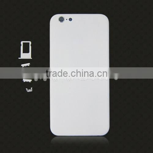 Pure white housing for iphone 6s back cover housing replacement,for iphone 6s white housing