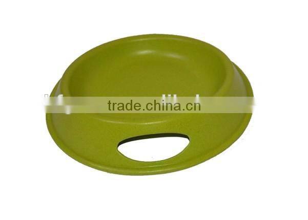 Hot sale and feedback biodegradable bamboo fibre dog food bowl