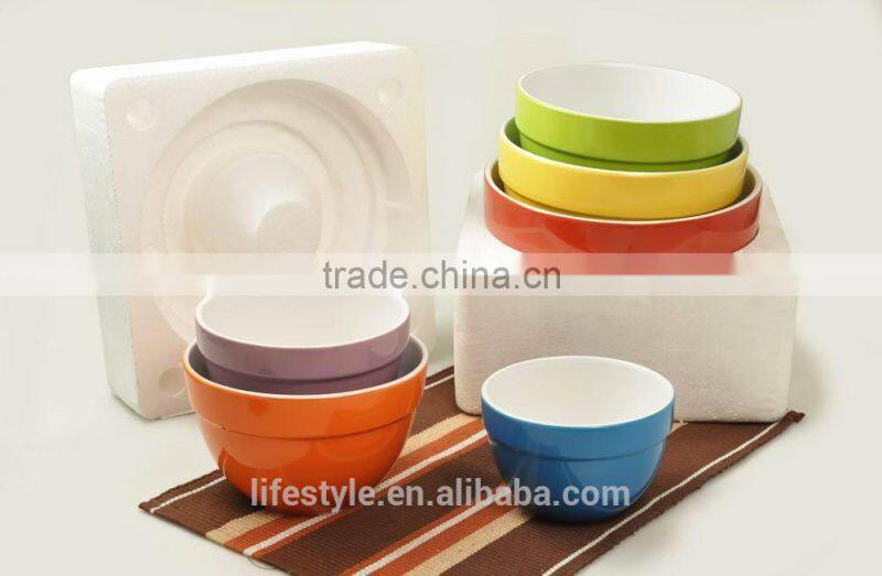 6pcs Mixing Bowl sets, Embossed Salad Bowl,Fruit Bowl
