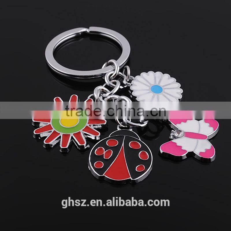 Guo hao hot sale custom key chain parts promotional items , promotional metal made keychain