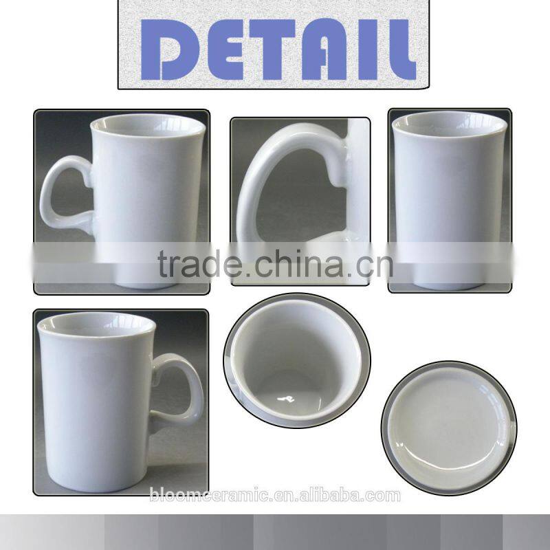 Chinese factory plain ceramic mug