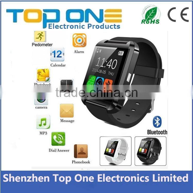 2016 Factory wholesale cheap price U8 bluetooth smart watch for Christmas gift