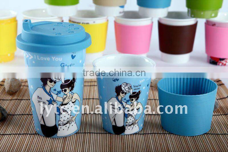 creamic double wall mug