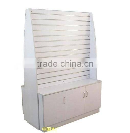 Customized Wood Slatwall Display