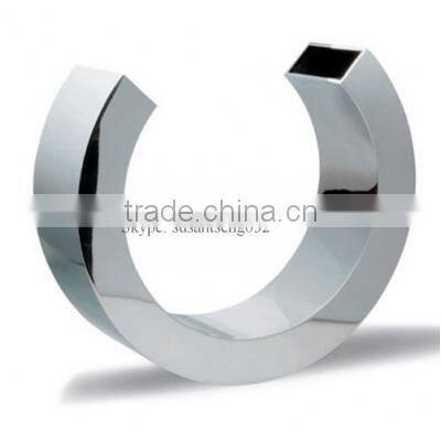 Modern Stainless Steel Flower Vase Steel Flower Pot Metal Vase