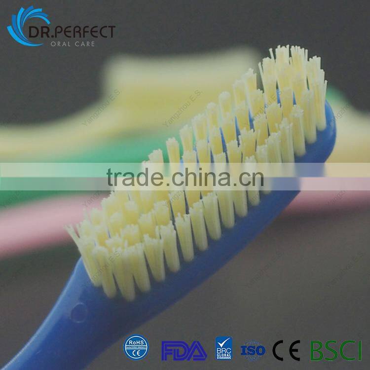 2017 hot sale hard bristle angola toothbrush white teeth brush made in china
