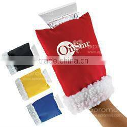 red/blue car Ice scraper with mitt/glove