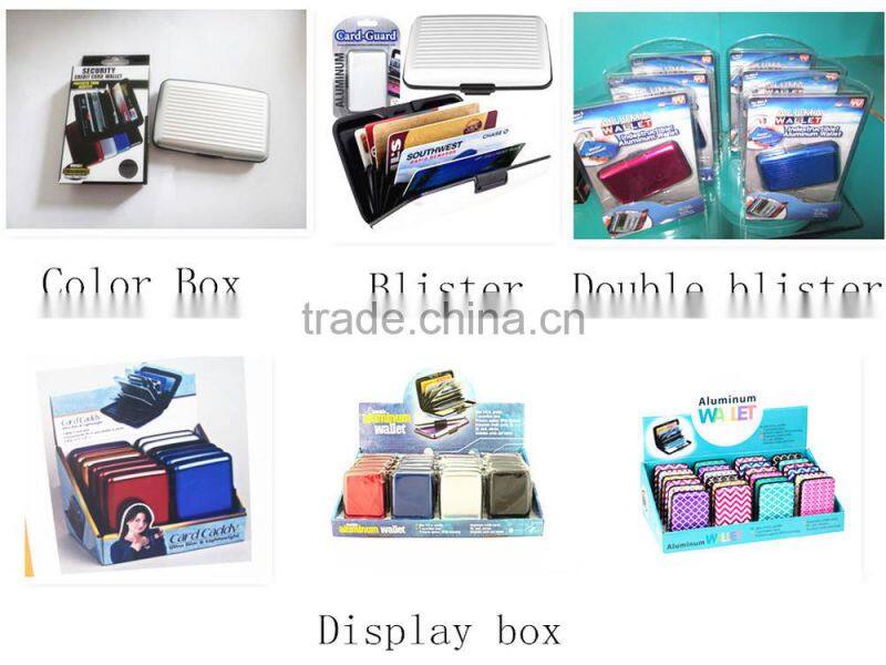 Aluminum business card holder