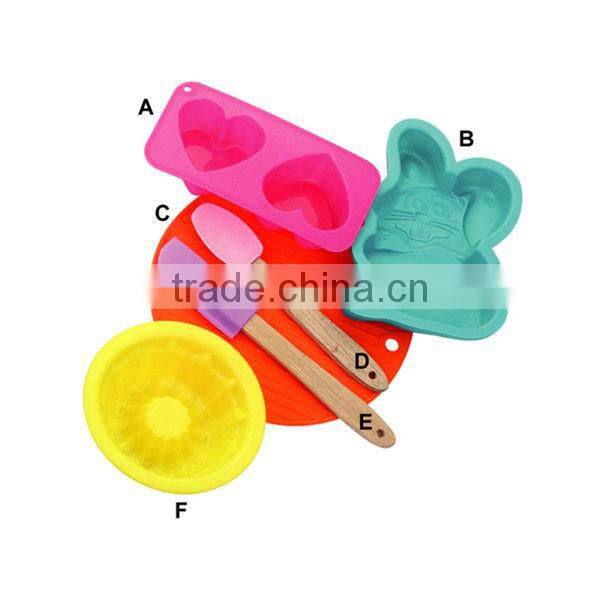 SS0022 / silicone kids baking set