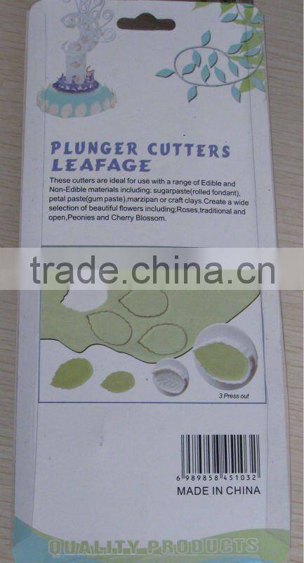 Leaf Shape Plunger Cutters