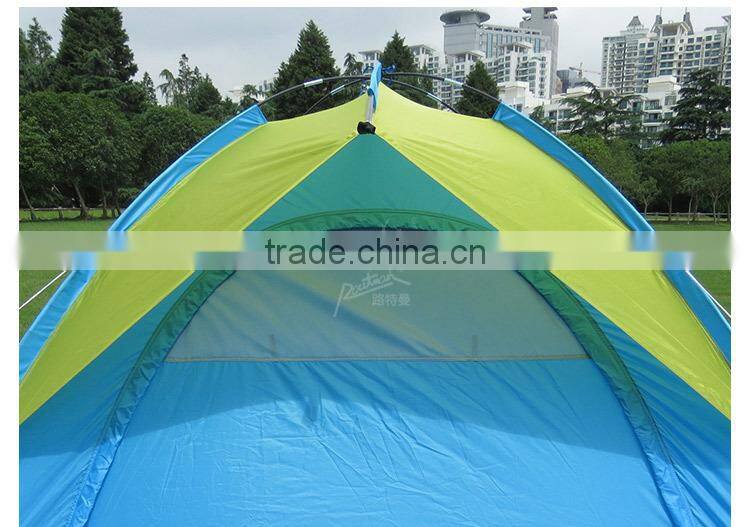 3 Person Double Layer Ripstop Polyester Family Camping Tent With Fiberglass Pole