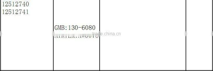 high quality GM auto water pump 12512740