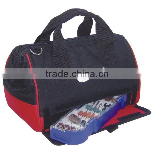 224-Piece rotary tool set and accessories in tool bag with GS UL EMC CE