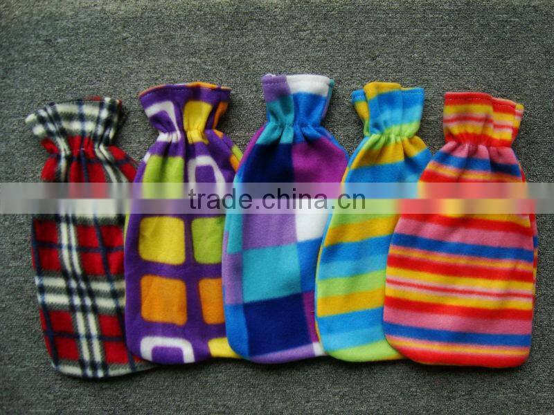 2016 The best quality long plush hot water bottle cover
