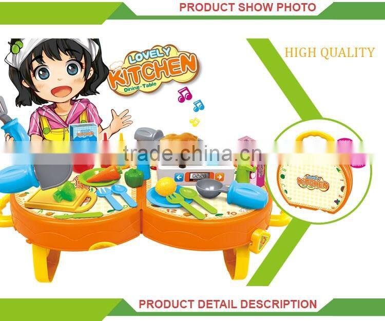 Hot sale plastic kitchen toy play kids cooking games