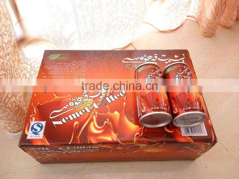 Private Label 180mL Can Coffee Beverage with ISO & HACCP