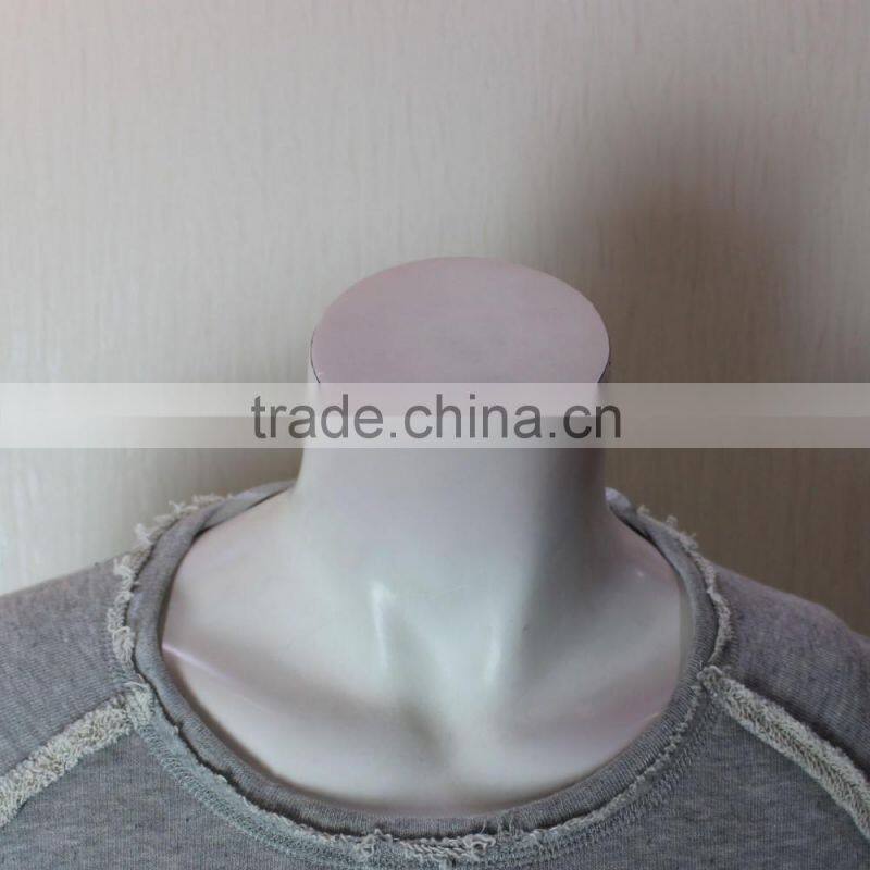 Women Simple Style Causure Plain Sweatshirt