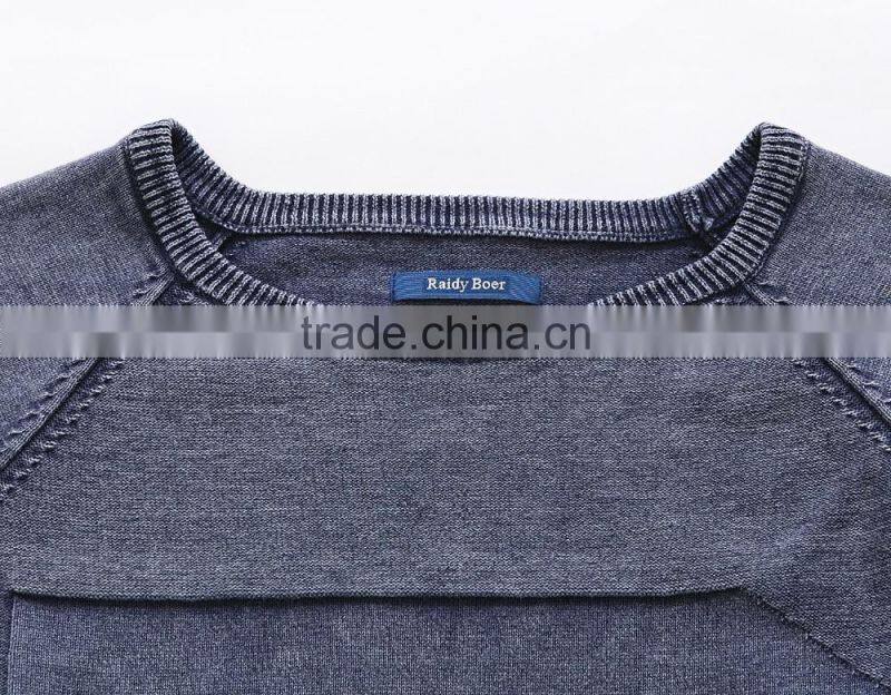 new design cotton men winter cotton sample sweater