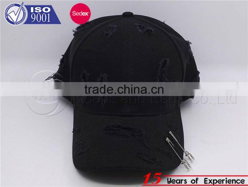2017 Wholesale Fashion washed worn-out baseball caps and hats