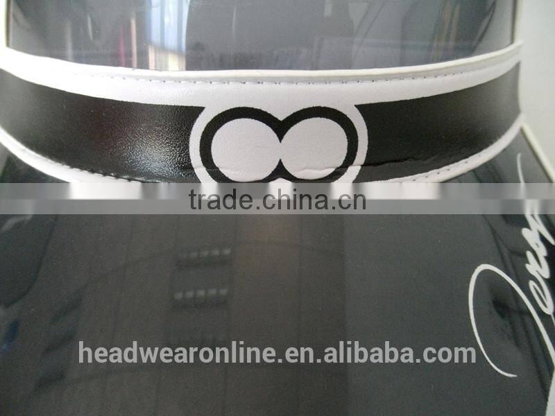 Custom High Quality Cheap Colorful PVC Sun Visor Dongguan Factory
