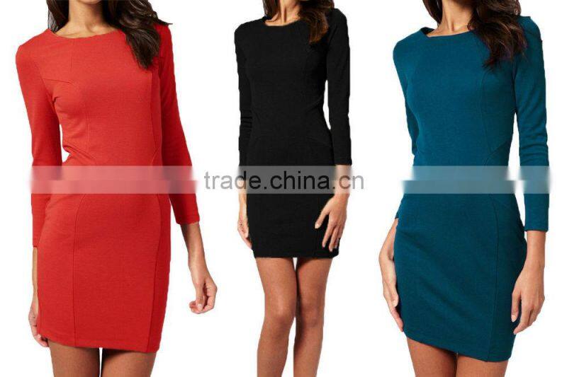 latest sexy slim office dress for ladies,dress for women wear